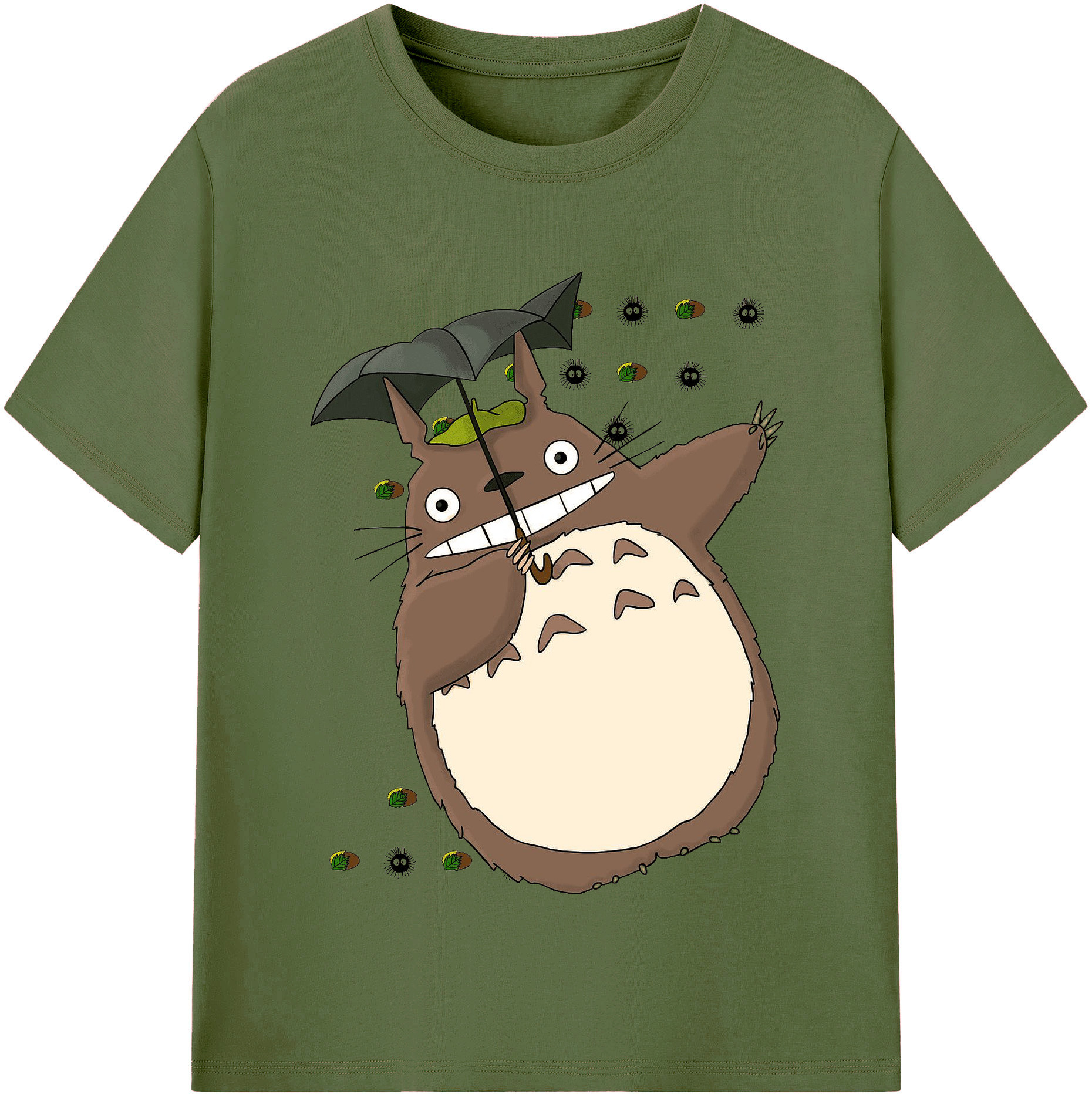 （画像用） となりのトトロ 草壁メイ 草壁サツキ My Neighbor Totoro Satsuki Kusakabe Mei Kusakabe 綿100％半袖Tシャツ（フロントプリント）